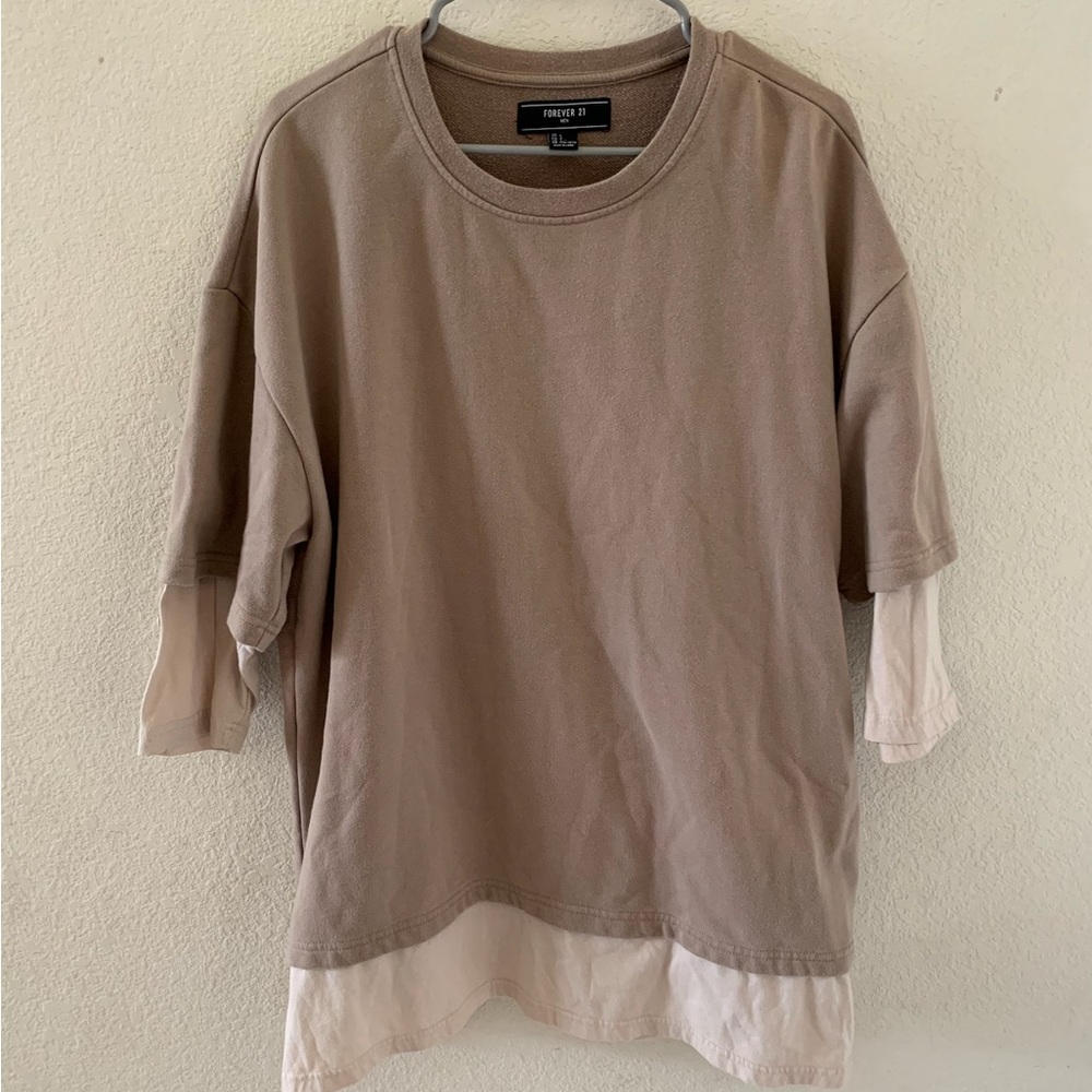 Two Tone, Half Sleeve Men’s Tee